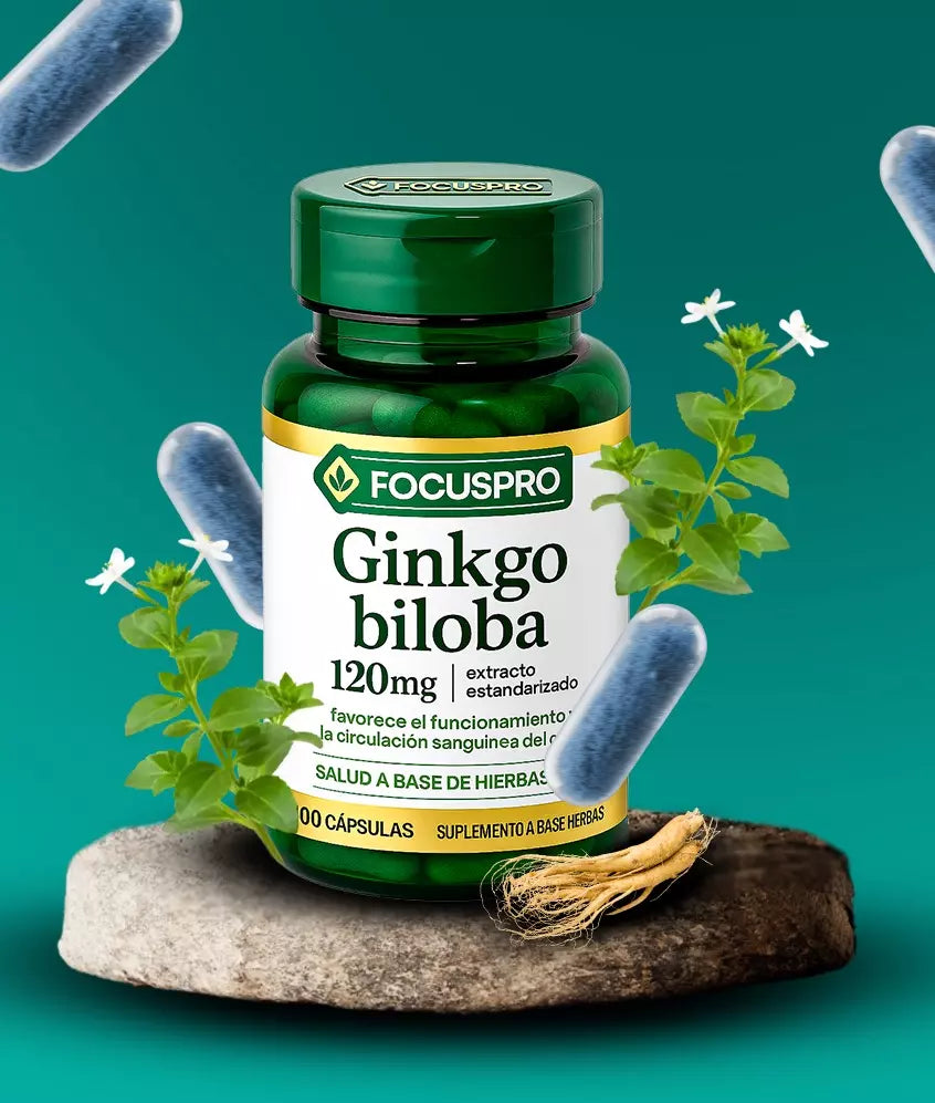 FOCUSPRO GINKGO BILOBA - MEJORA TU CONCENTRACIÓN DÍA A DÍA